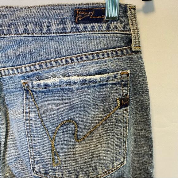 Vintage Citizens of Humanity‎ Kelly #001 Low Waist Bootcut Denim Jeans Size 27 - Picture 7 of 14